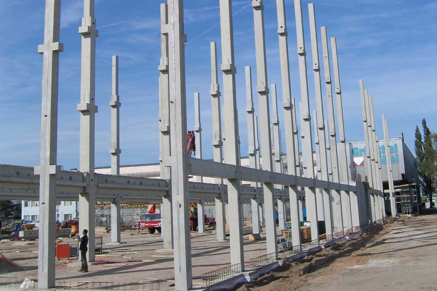 Fertigteilskelettbau