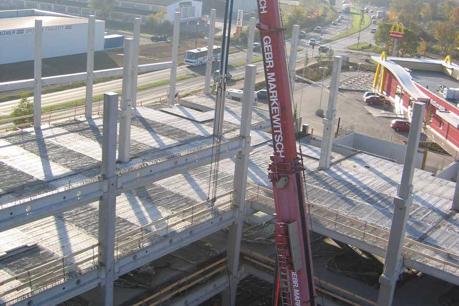 Fertigteilskelettbau