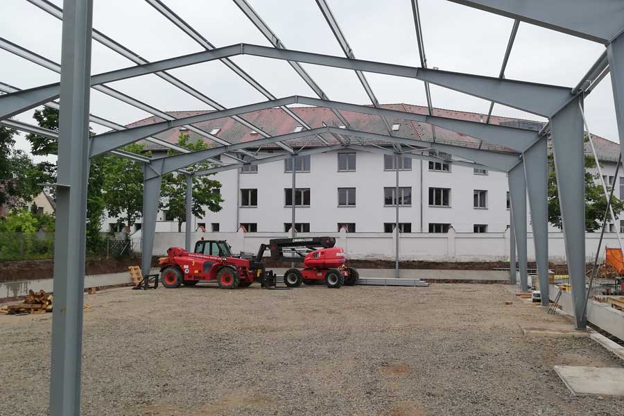 Lagerhalle mit Anlieferungszone