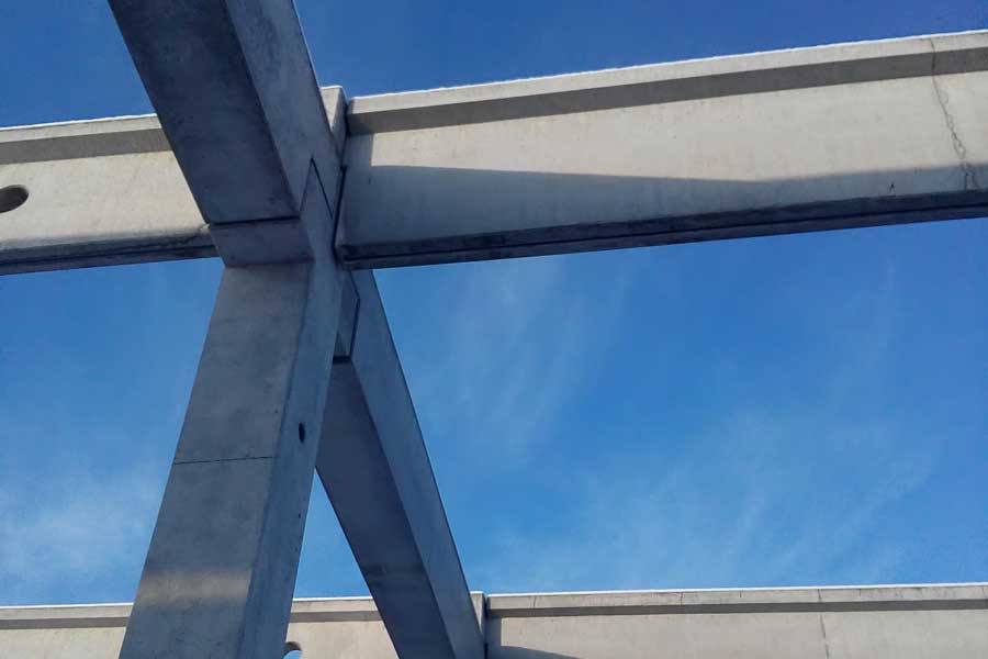 Stahlbetonfertigteilkonstruktion