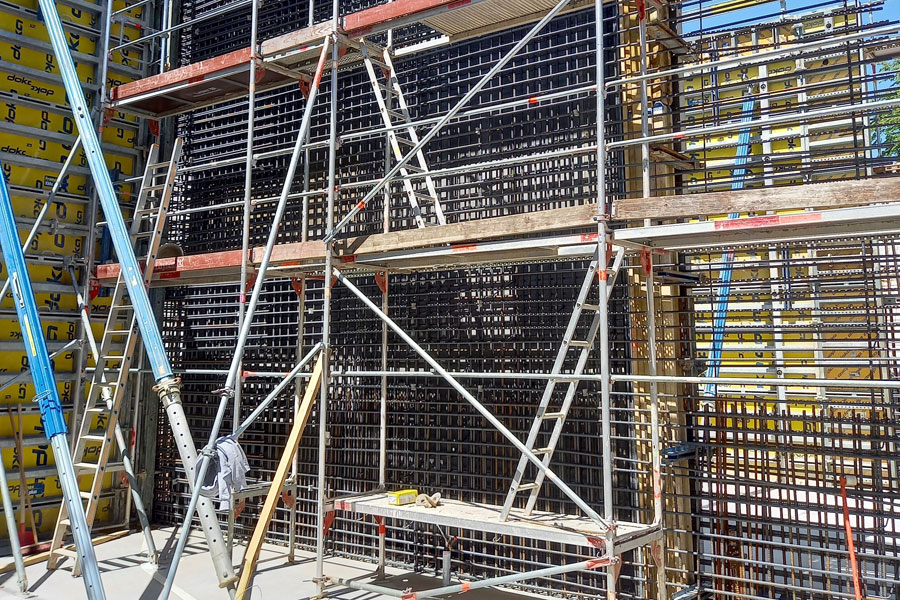 Belebungsbecken - Wandbewehrung